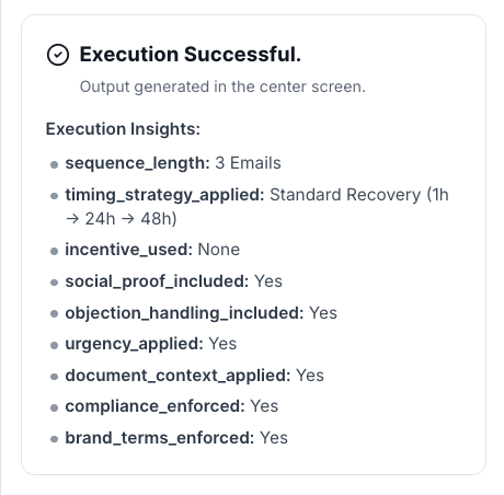 AI Tool - Abandoned Cart Email Sequence Writer - WorkLLM