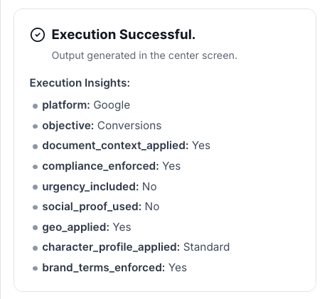 AI Tool - Ad Copy Generator - WorkLLM