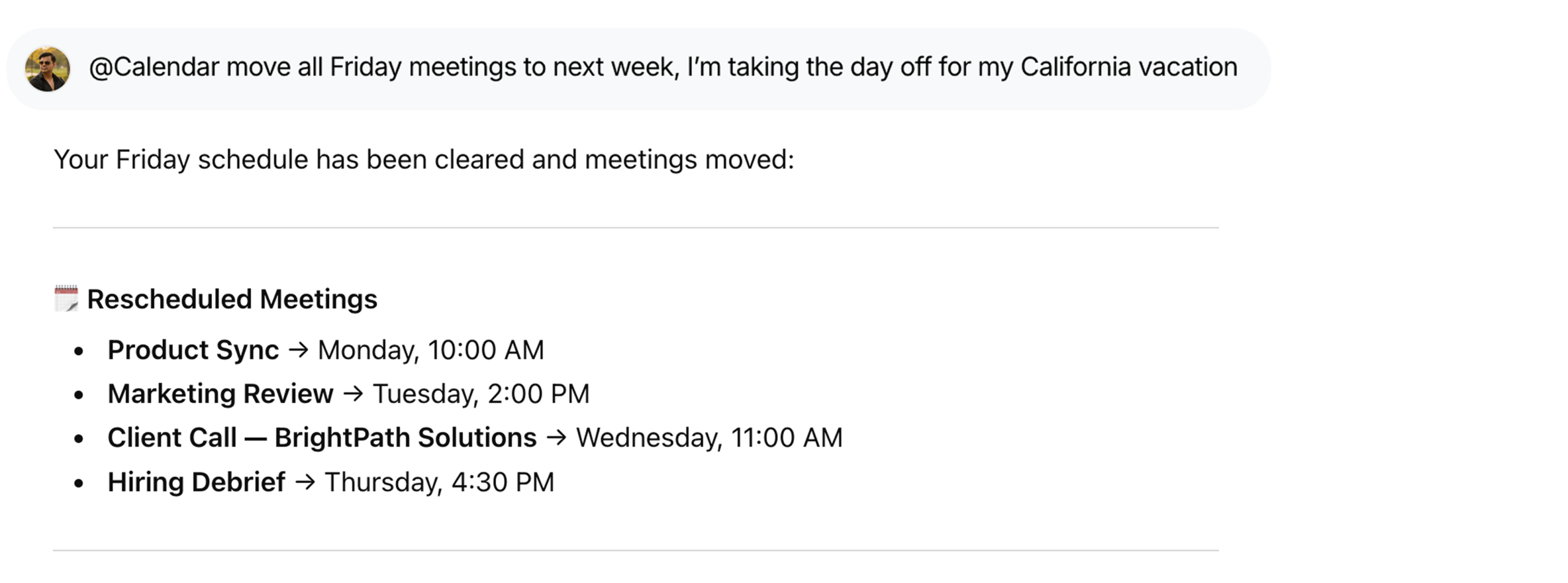 Google Calendar - Reschedule Bulk | WorkLLM