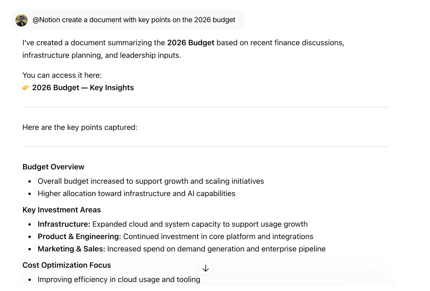 Notion - Build research backed documents | WorkLLM