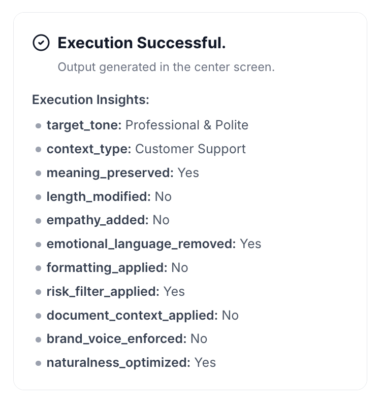AI Tool - Tone Controlled Response Tool - WorkLLM