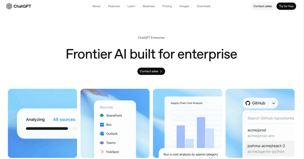 ChatGPT OpenAI Enterprise