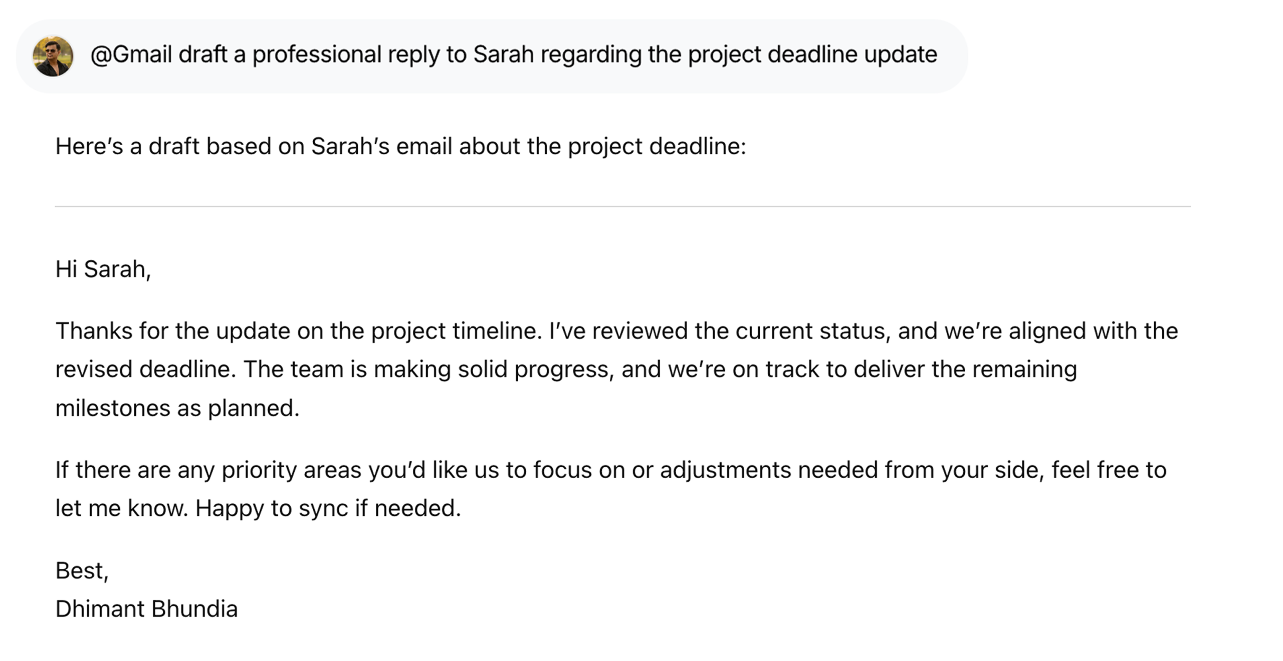 Gmail - Draft a reply | WorkLLM