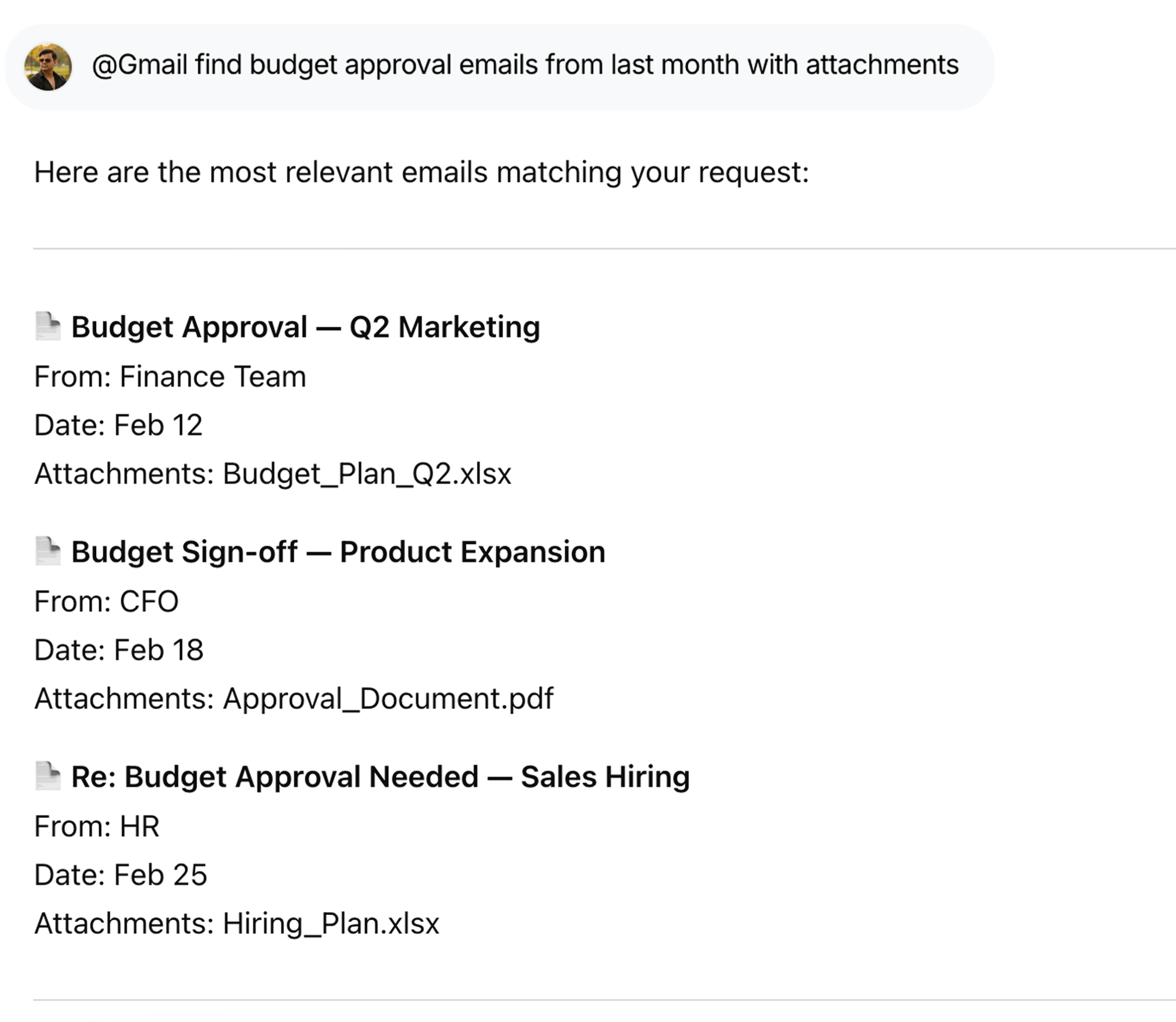 Gmail - Search Emails | WorkLLM