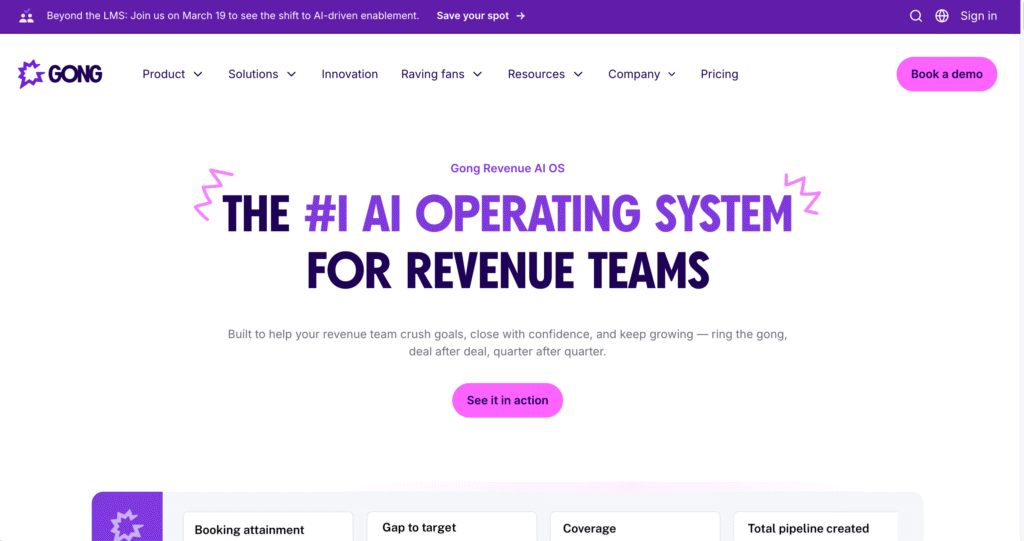 Gong - Revenue Intelligence