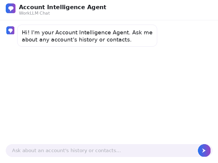 WorkLLM - Account Intelligence Agent