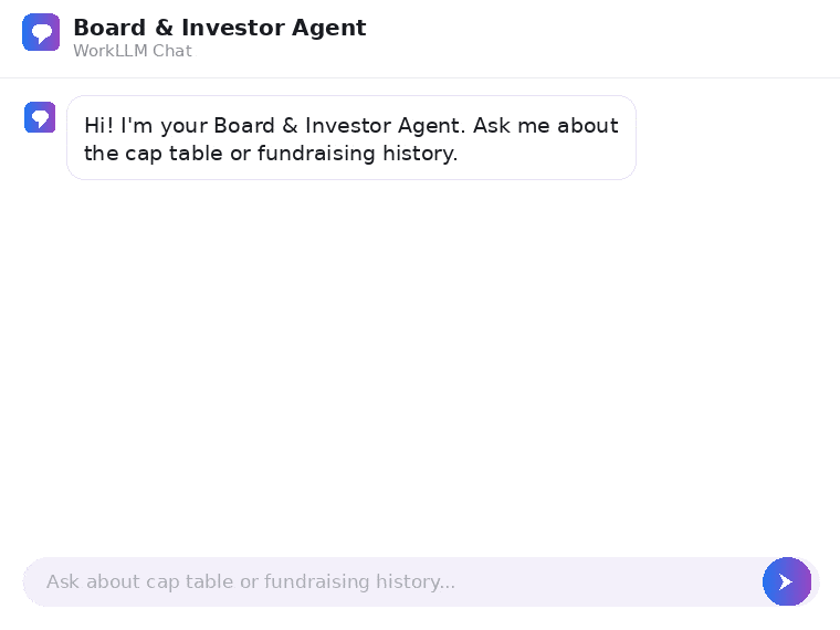 WorkLLM - Board & Investor Agent