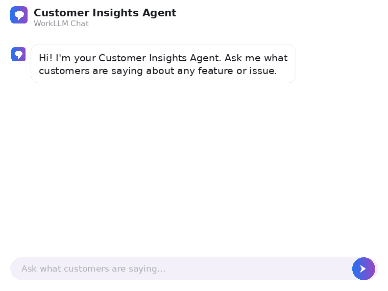 WorkLLM - Customer Insights Agent