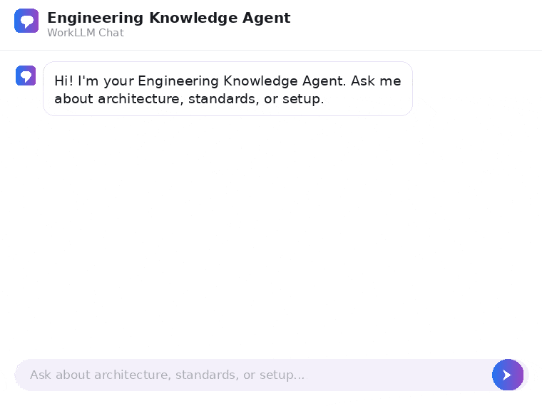 WorkLLM - Engineering Knowledge Agent