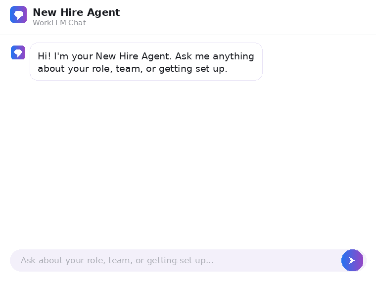 WorkLLM - New Hire Agent