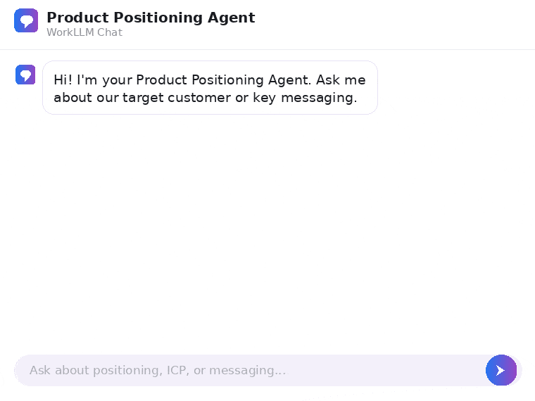 WorkLLM - Product Positioning Agent