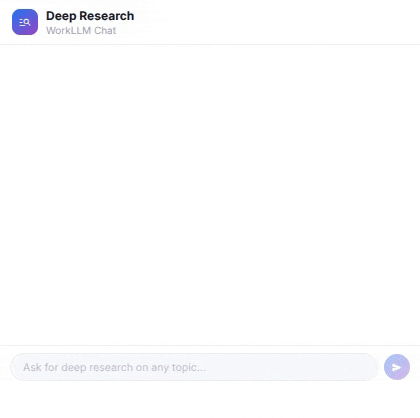 WorkLLM - Deep research