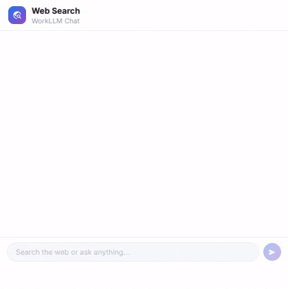 WorkLLM - Web Search